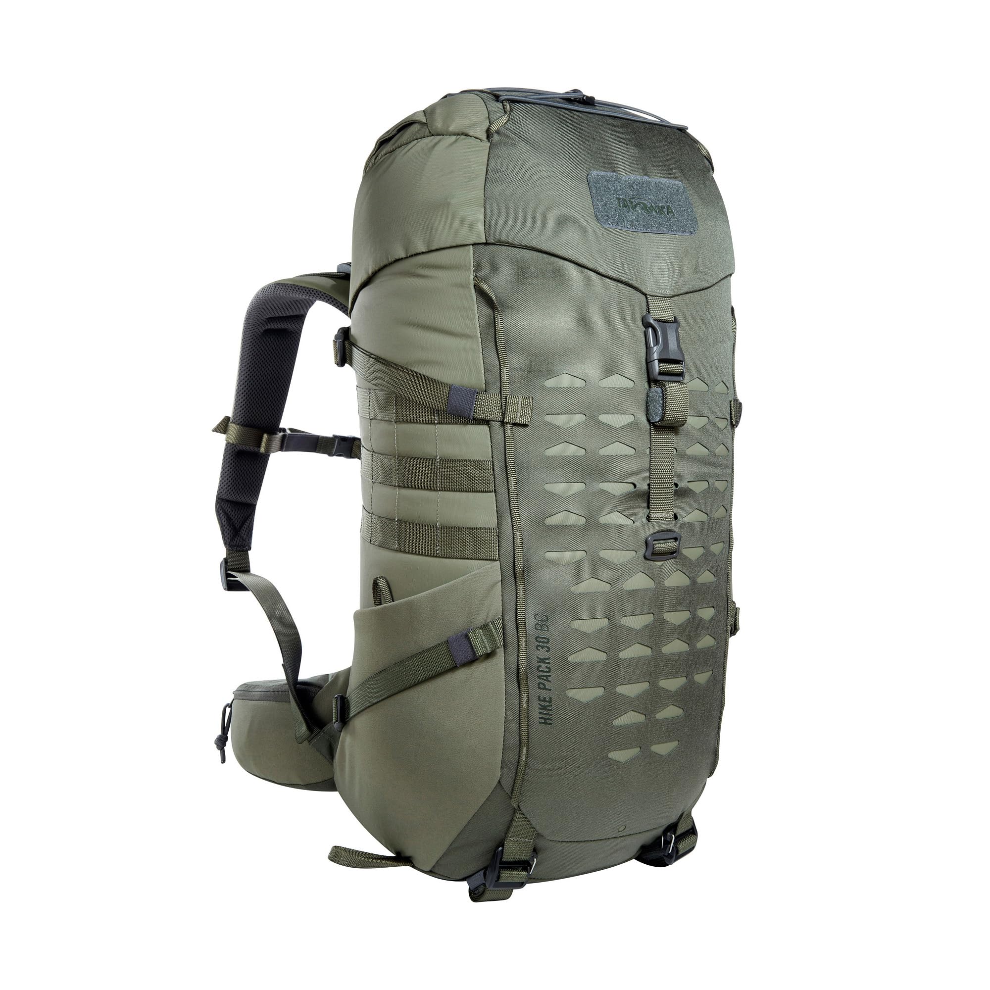 Tatonka Hiking Backpack Hike Pack 30 BC - Comfortable Bush Craft Backpack for Hiking with Back Ventilation and Rain Cover - 30 Litre Volume - For Men