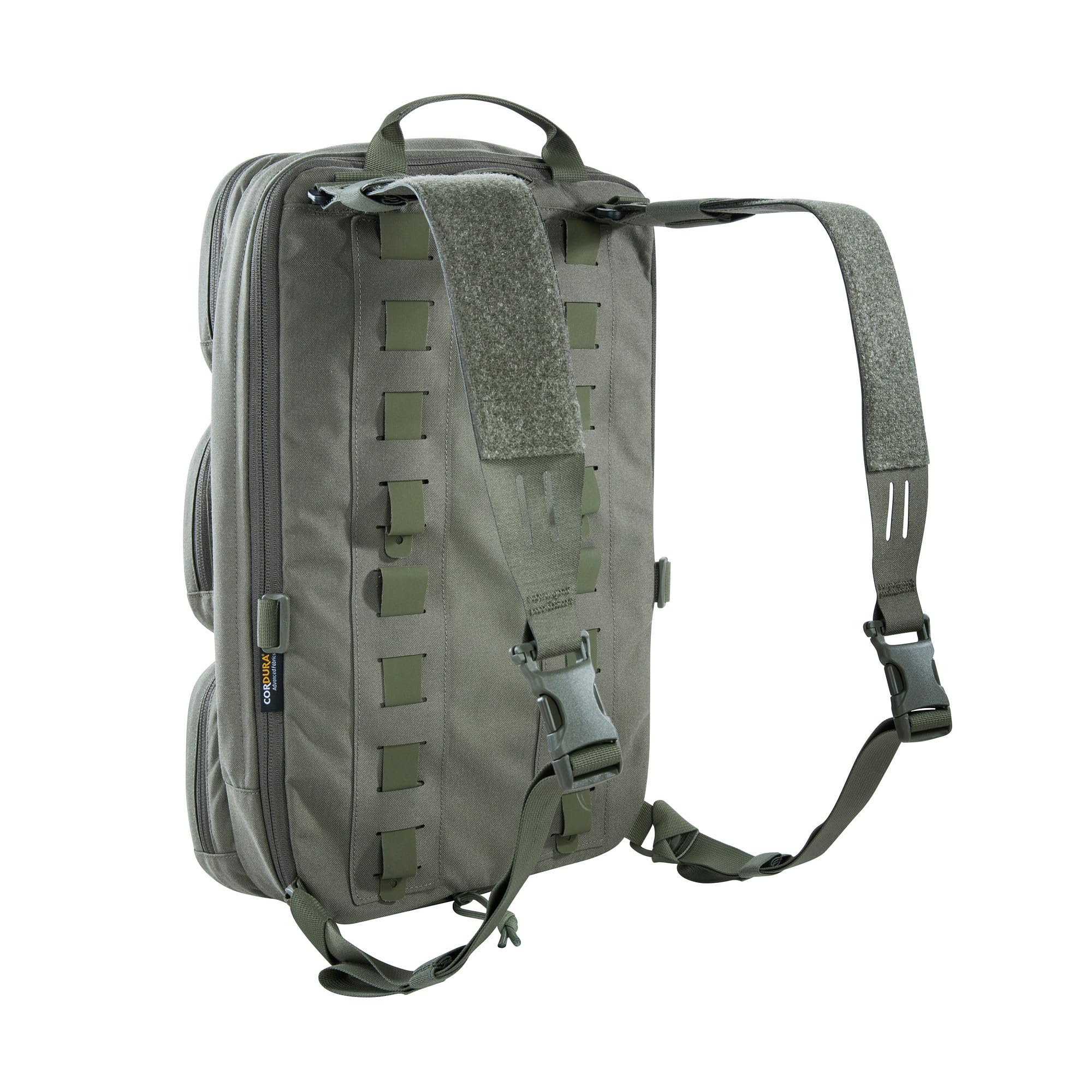 Tasmanian Tiger TT Modular Chest Rig Pack 20 l plecak na płyty i TT Chest Rigs z wkładką na płytę ochronną, w zestawie adapter