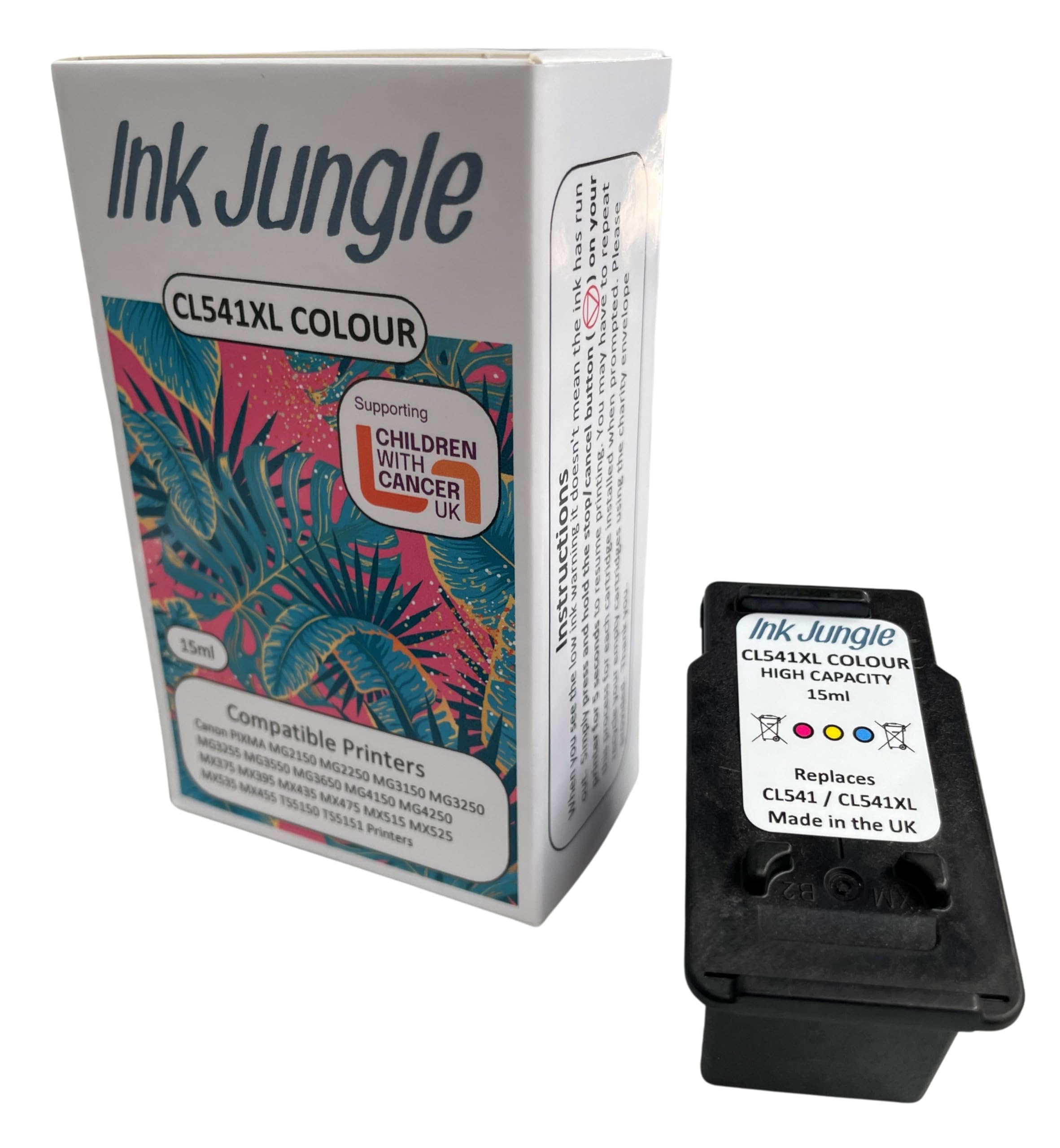 2 Cartucce Rigenerate Sostitutive Per Canon PG-540 (Nero) E CL-541 (Colore) – 2 Pezzi - 5