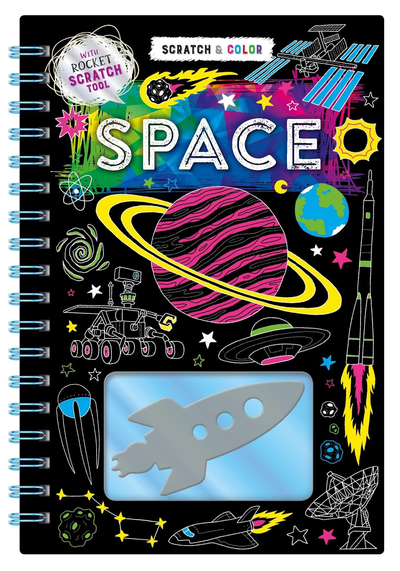 Scratch & Color: Space: Scratch Art & Coloring Book