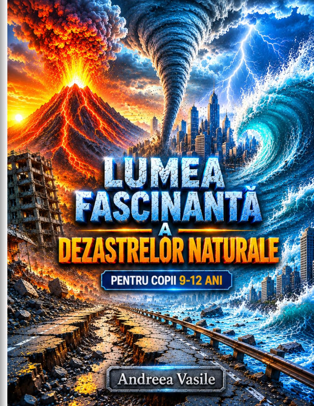 Lumea Fascinantă a Dezastrelor Naturale: Ghid educativ ilustrat despre cutremure, vulcani, tornade, tsunami și forțele uluitoare ale Pământului pentru copii de 9 până la 12 ani