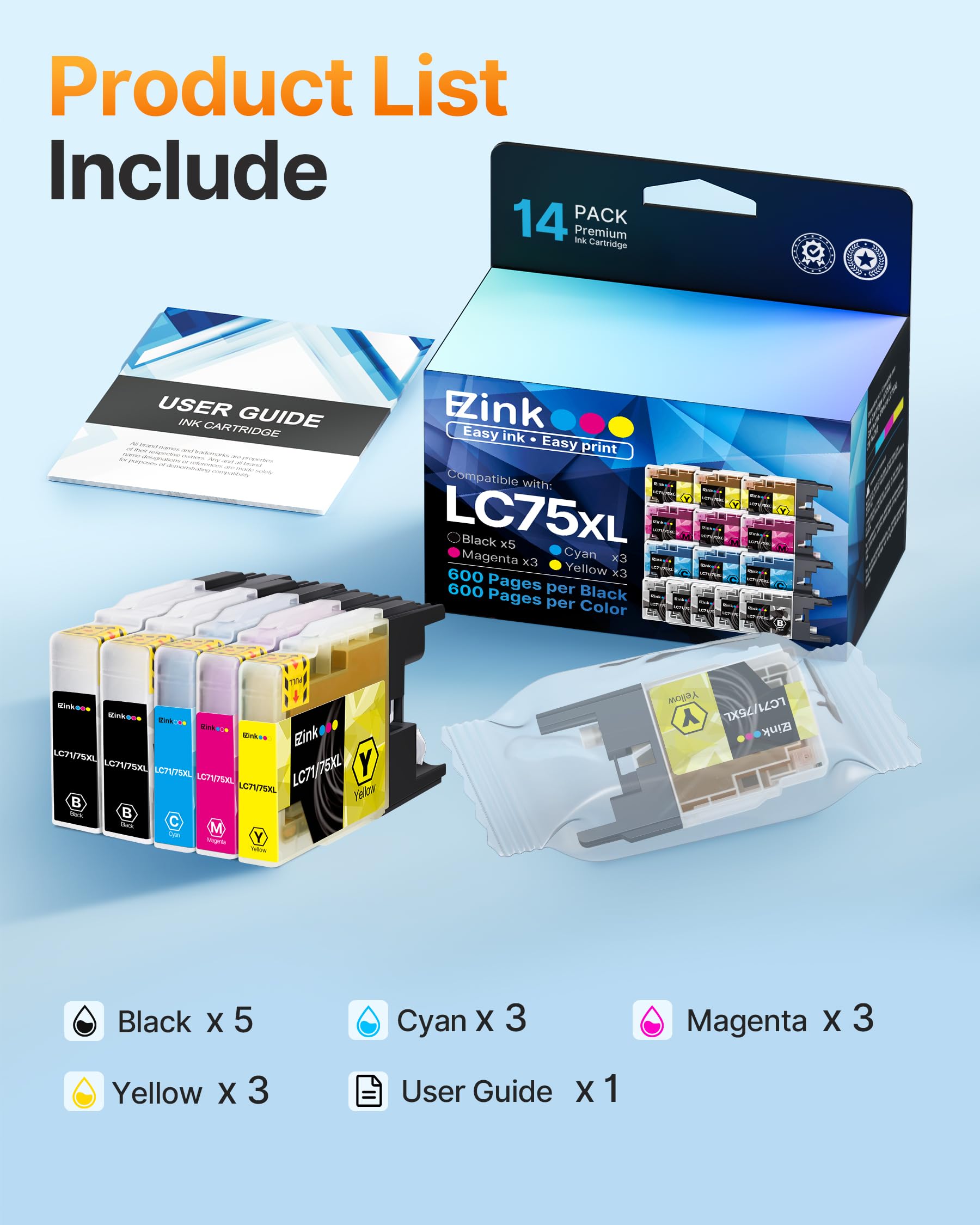 Amazon.com: E-Z Ink Compatible Ink Cartridge Replacement for