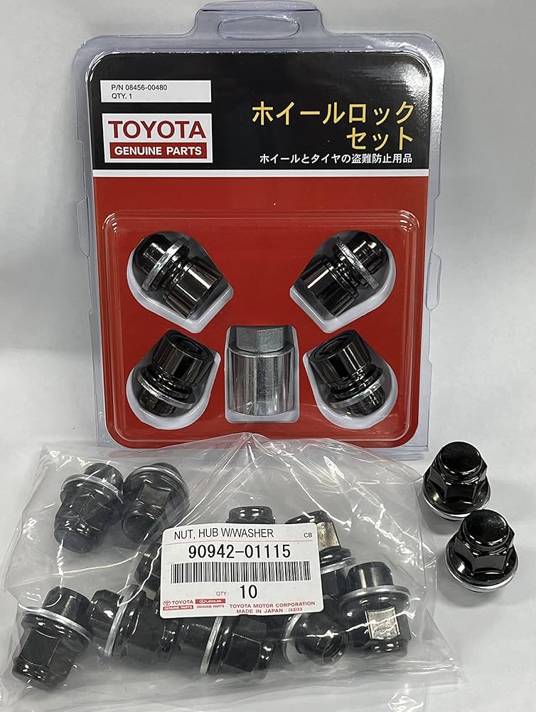 トヨタ純正ホイールロックナットブラック Amazon | トヨタモビリティパーツ TOYOTA(トヨタ) 純正部品