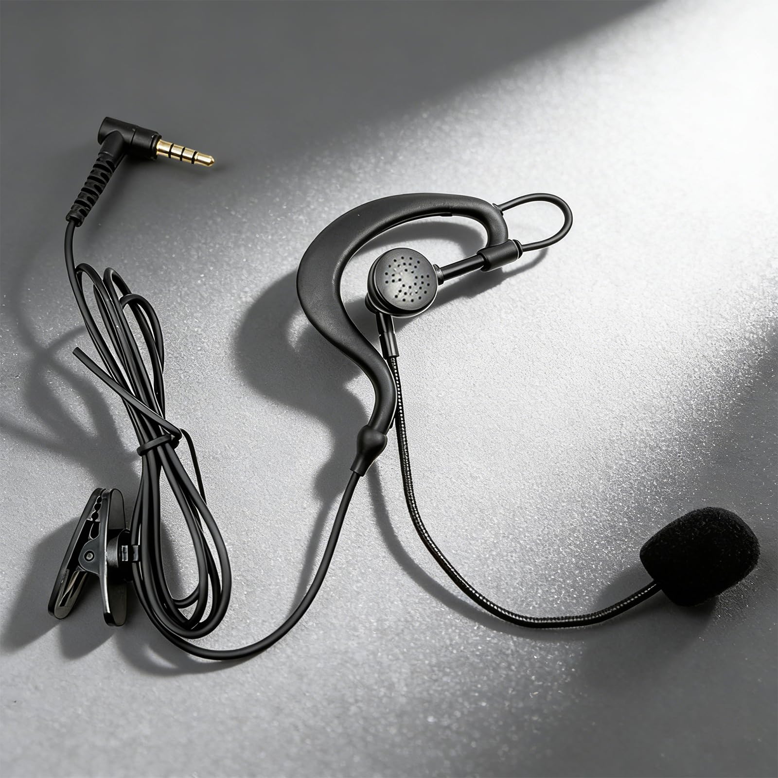 MURYE Auriculares de comunicación para árbitros con intercomunicadores directos, cancelación de ruido, árbitros de fútbol, auriculares de comunicación — view 6