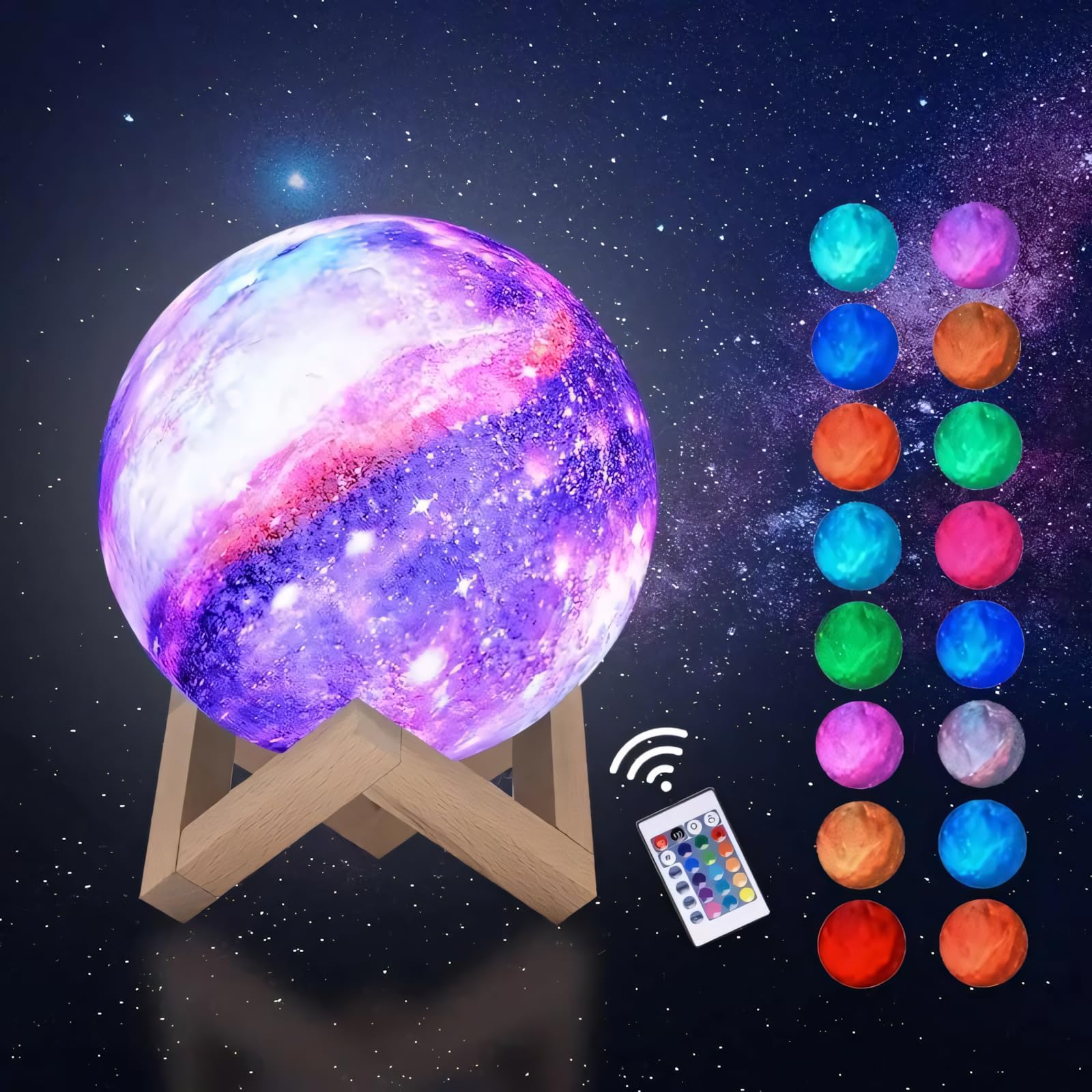 See full amazon price history chart for One94Store 16-Color Galaxy 3D LED Moon Night Light Lamp with Remote & Touch Control, Wooden Stand, USB Rechargeable - Gift for Girls, Boys, Kids, Women, Birthday(Moon 15Cm, Pack of 1, Plastic One94Store 16-Color Galaxy 3D LED Moon Night Light Lamp with Remote & Touch Control, Wooden Stand, USB Rechargeable - Gift for Girls, Boys, Kids, Women, Birthday(Moon 15Cm, Pack of 1, Plastic (B0CLH3H1X8) Amazon Price History, Amazon Price Tracker