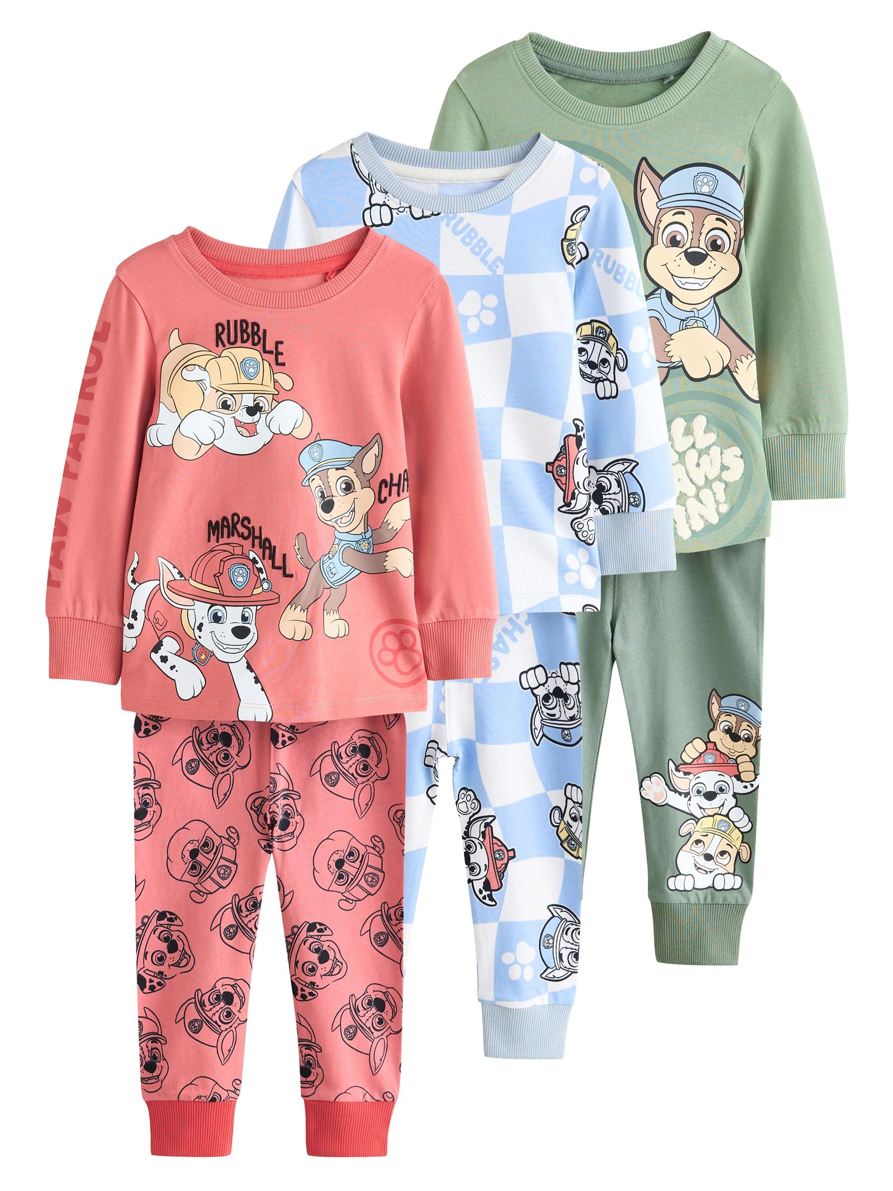 NEXT Jungen Snuggle Schlafanzüge, 3er-Pack