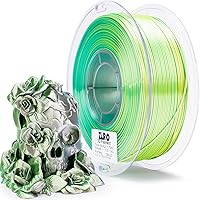 Vista 30 de ZIRO - Rápido cambio de color PLA, filamento de gradiente de color de 1.75mm, filamentos de PLA arcoíris brillantes, compatible con la mayoría
