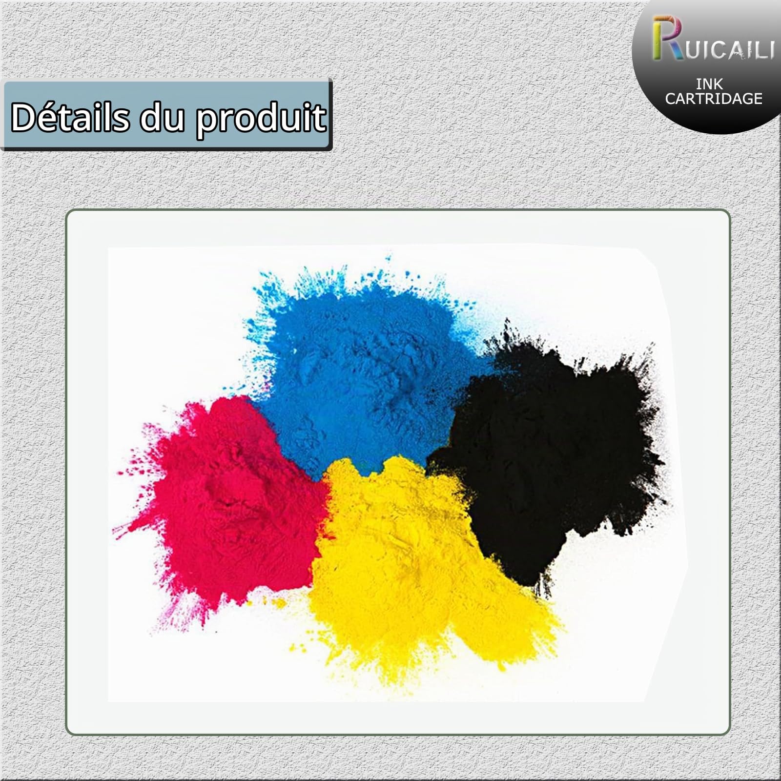 Recharge De Toner Universelle Poudre de Toner Noir Cyan Magenta Jaune Compatible pour Lexmark C3224 C3226 C3210K0 C3210C0 C3210M0 C3210Y0 Toner pour C3224dw C3326dw C3426dw MC3224adwe,4 Pack