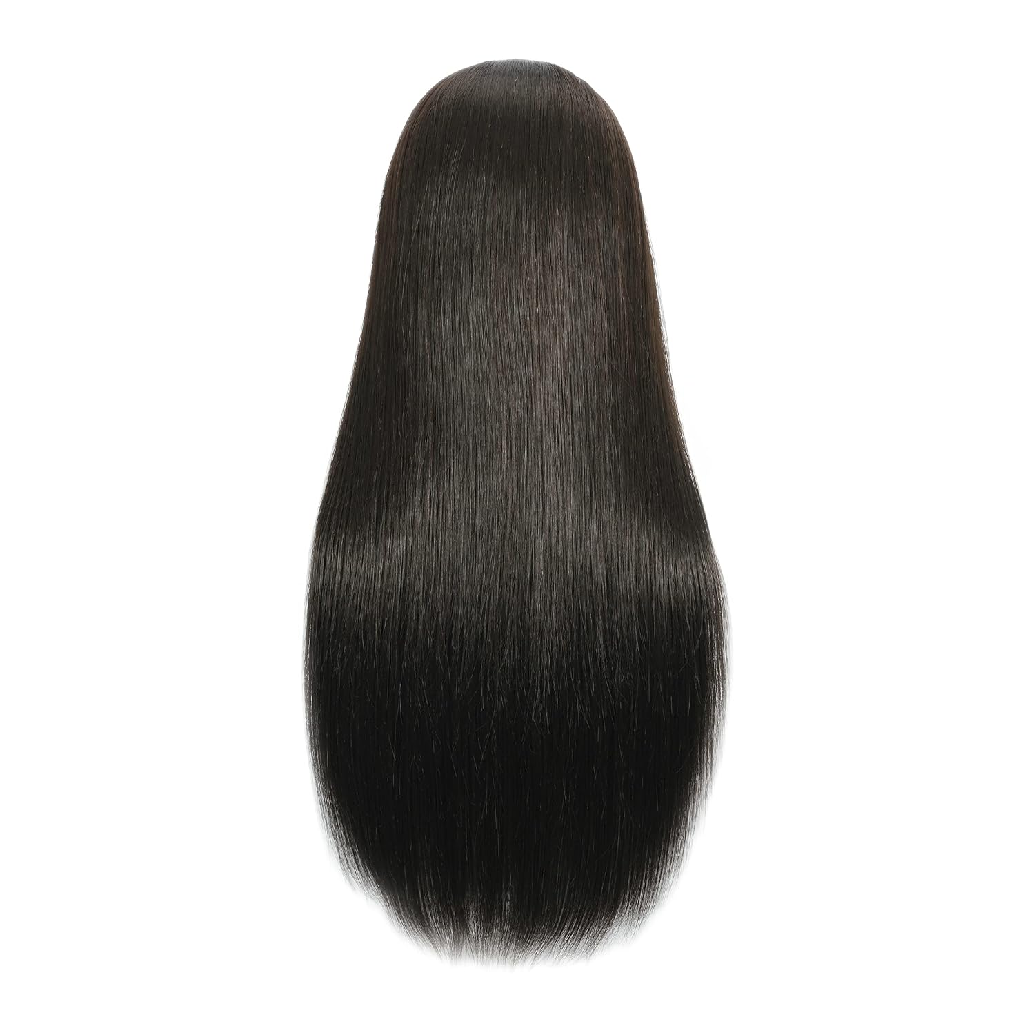 30 Inch 80% Real Human Hair Mannequin Head with Stand for Hairdresser Practice Manikin Cosmetology Doll Training Head Braiding Styling Curling Cutting Display