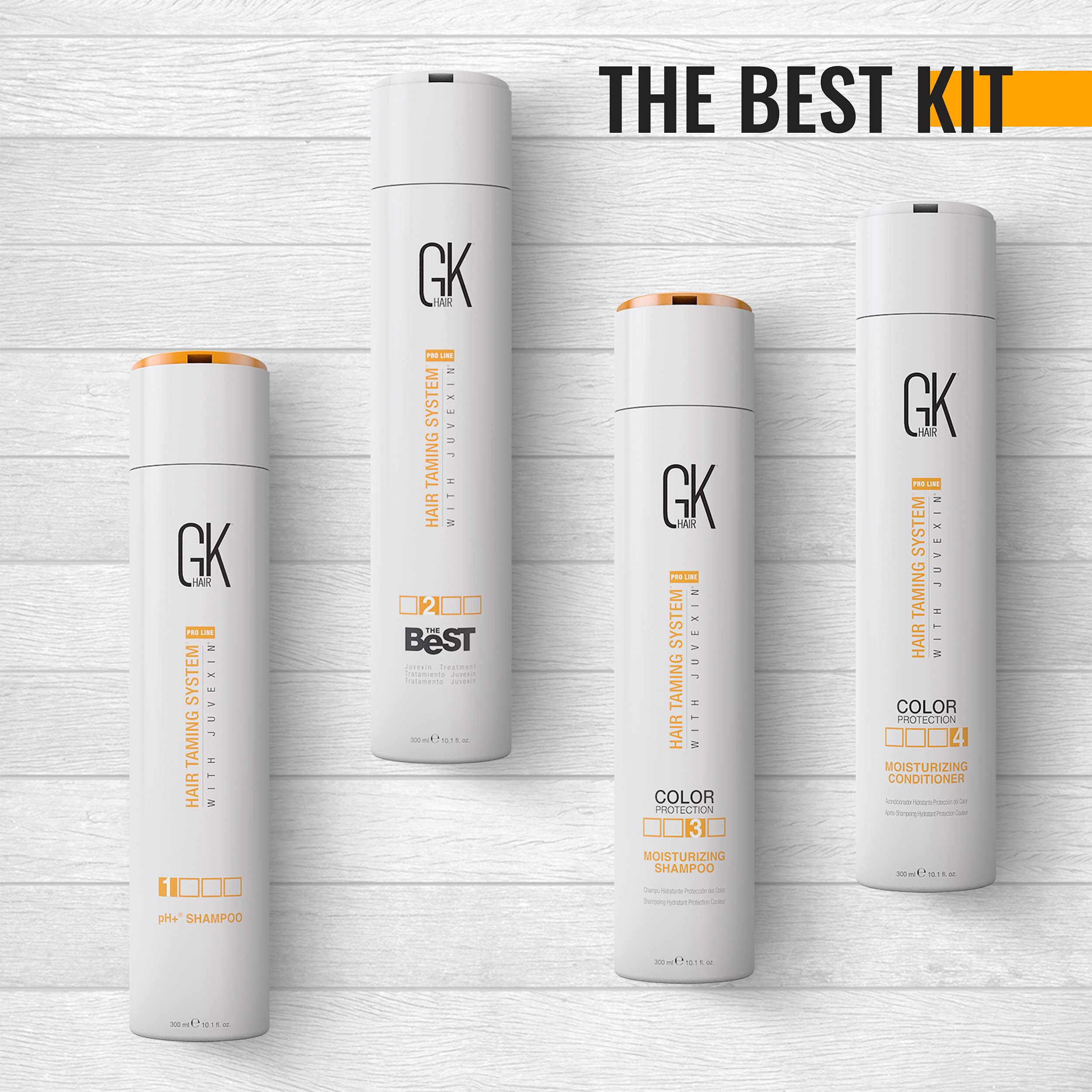 GK HAIR Global Keratin The Best Kit (10.1 Fl Oz/300ml) Smoothing