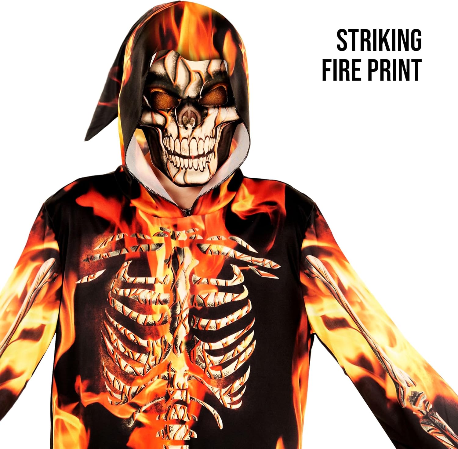 Morph Grim Reaper Costume Kids, Kids Grim Reaper Costume, Scary Halloween Costumes, Halloween Costumes For Boys - Image 3