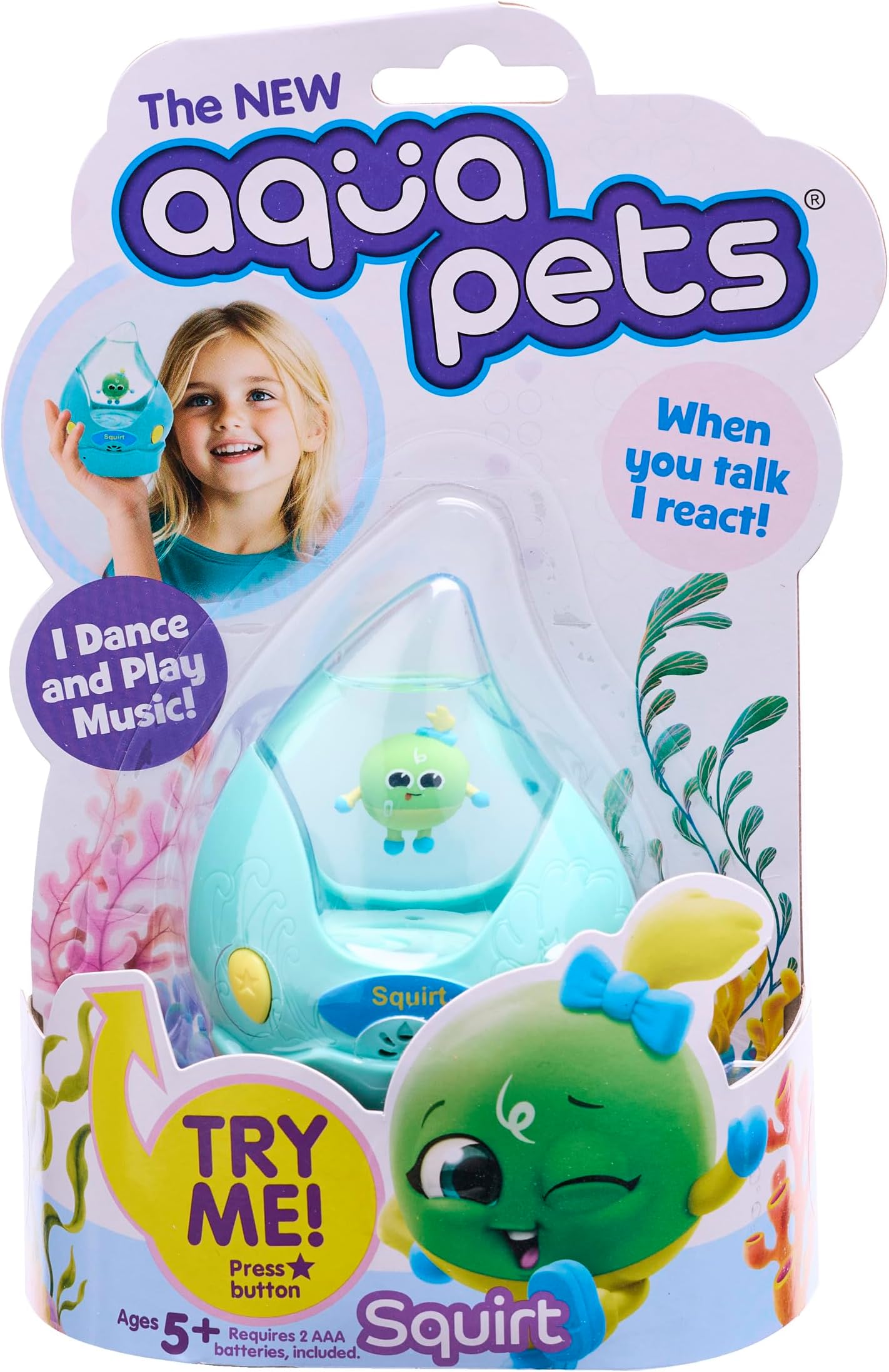 Squirt - interactive dancing pets with musical sounds and moves.