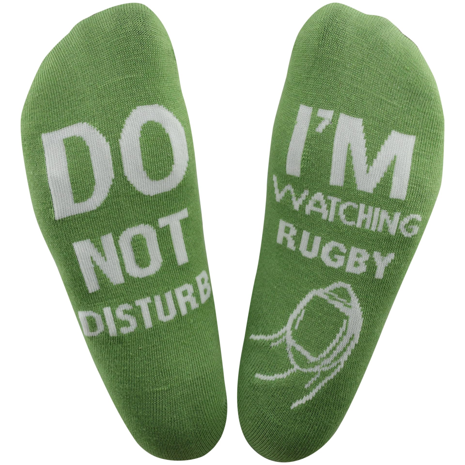 Calzini Divertenti Do Not Disturb I'm Watching Football or Rugby Uomo Donna