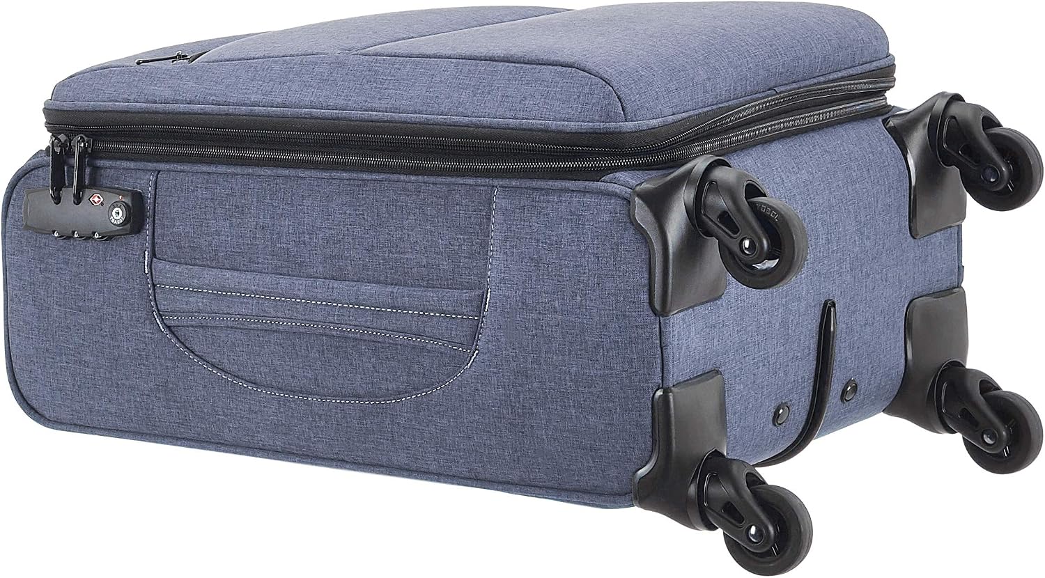 Amazon Basics Urban Carry-On Spinner Suitcase, 20-Inch, Blue