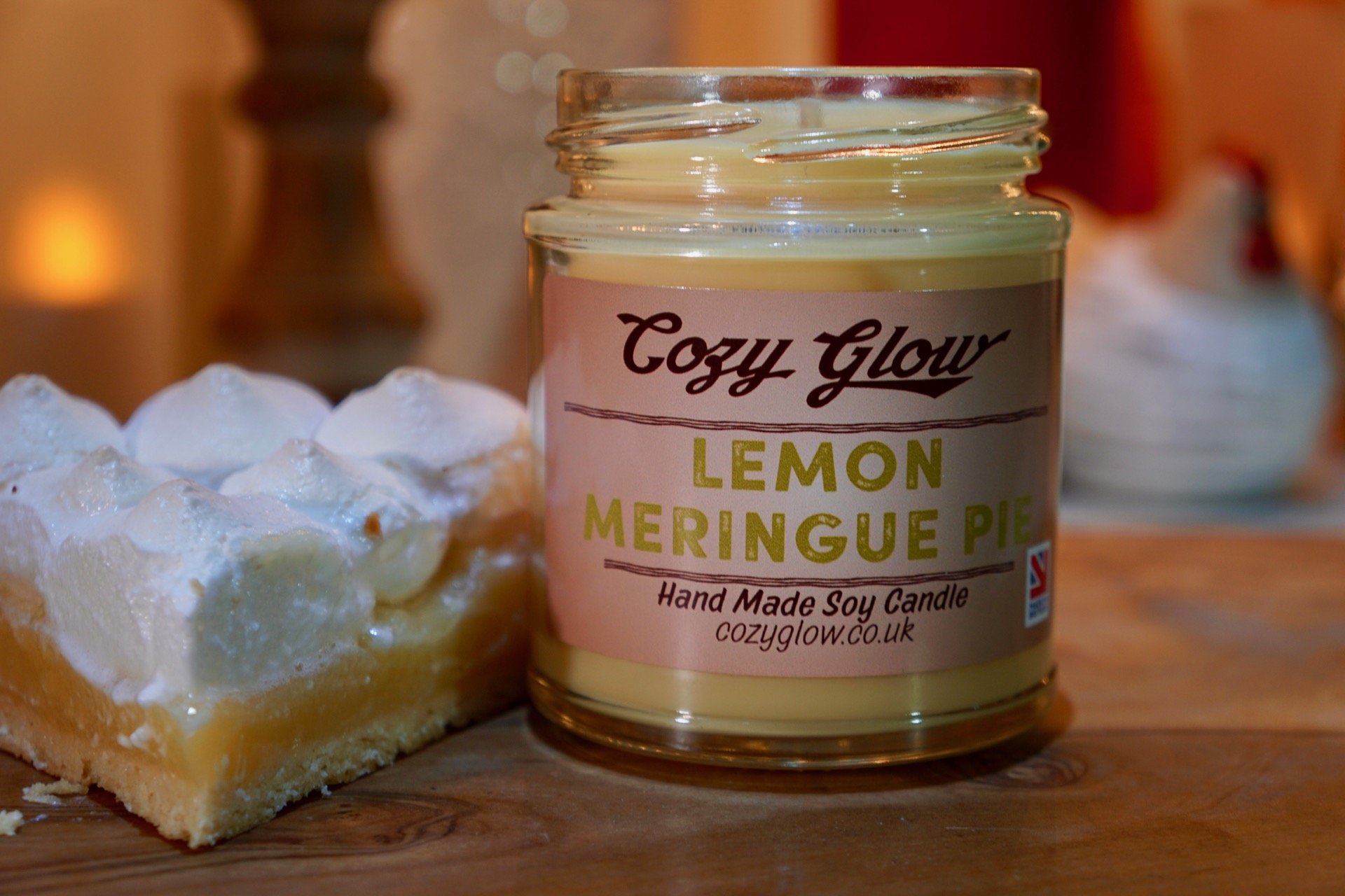Cozy Glow Lemon Meringue Pie Regular Soy Candle
