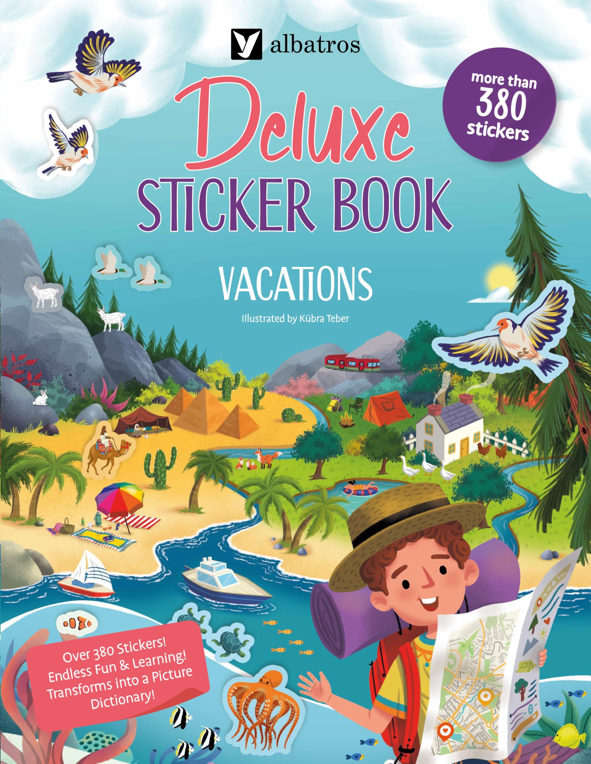 Deluxe Sticker Book: Vacations (Deluxe Sticker Books)
