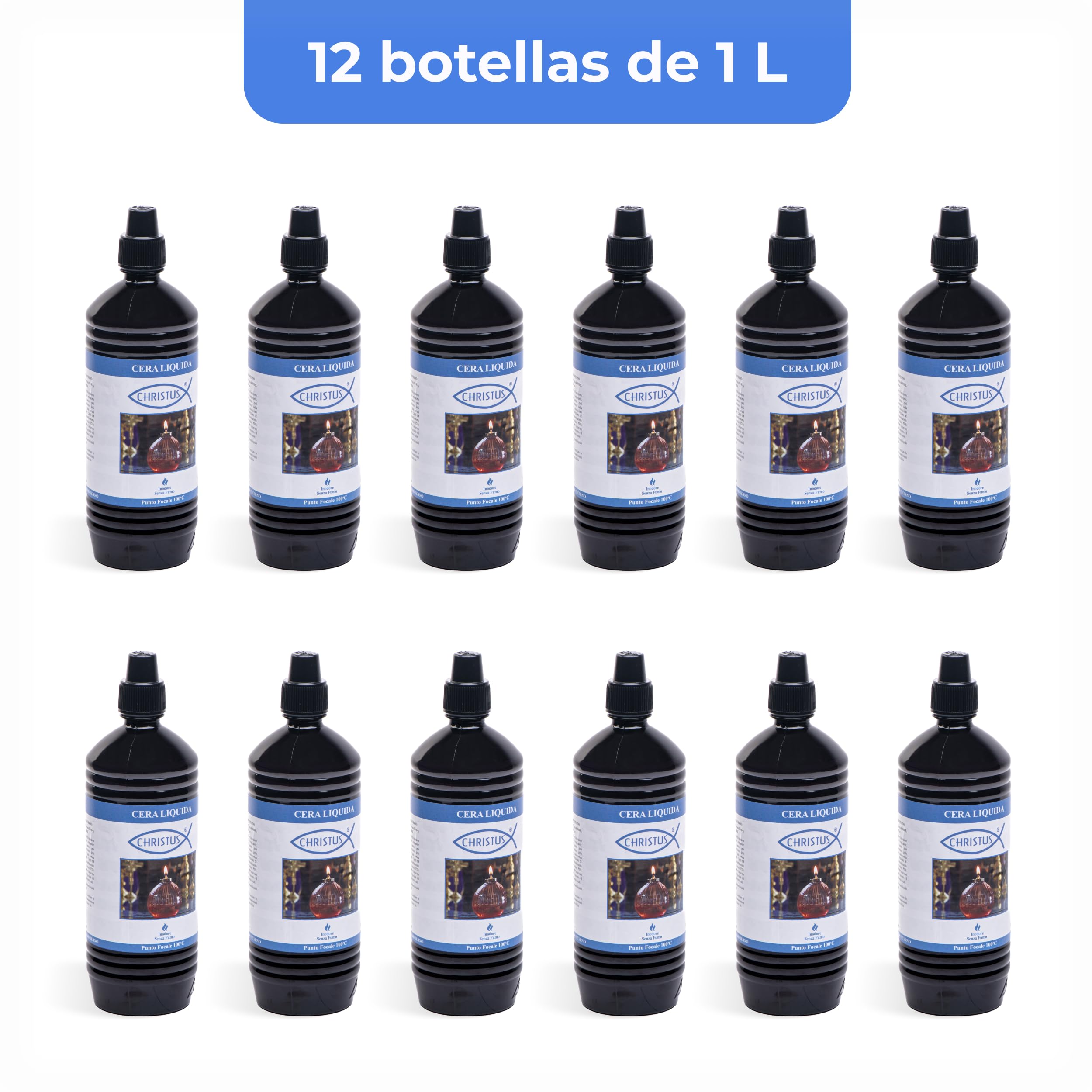 Christus Cera Líquida 1 L para Velas - Adecuado para Uso Interno y Litúrgico | Cumple con Normativas Europeas (12)