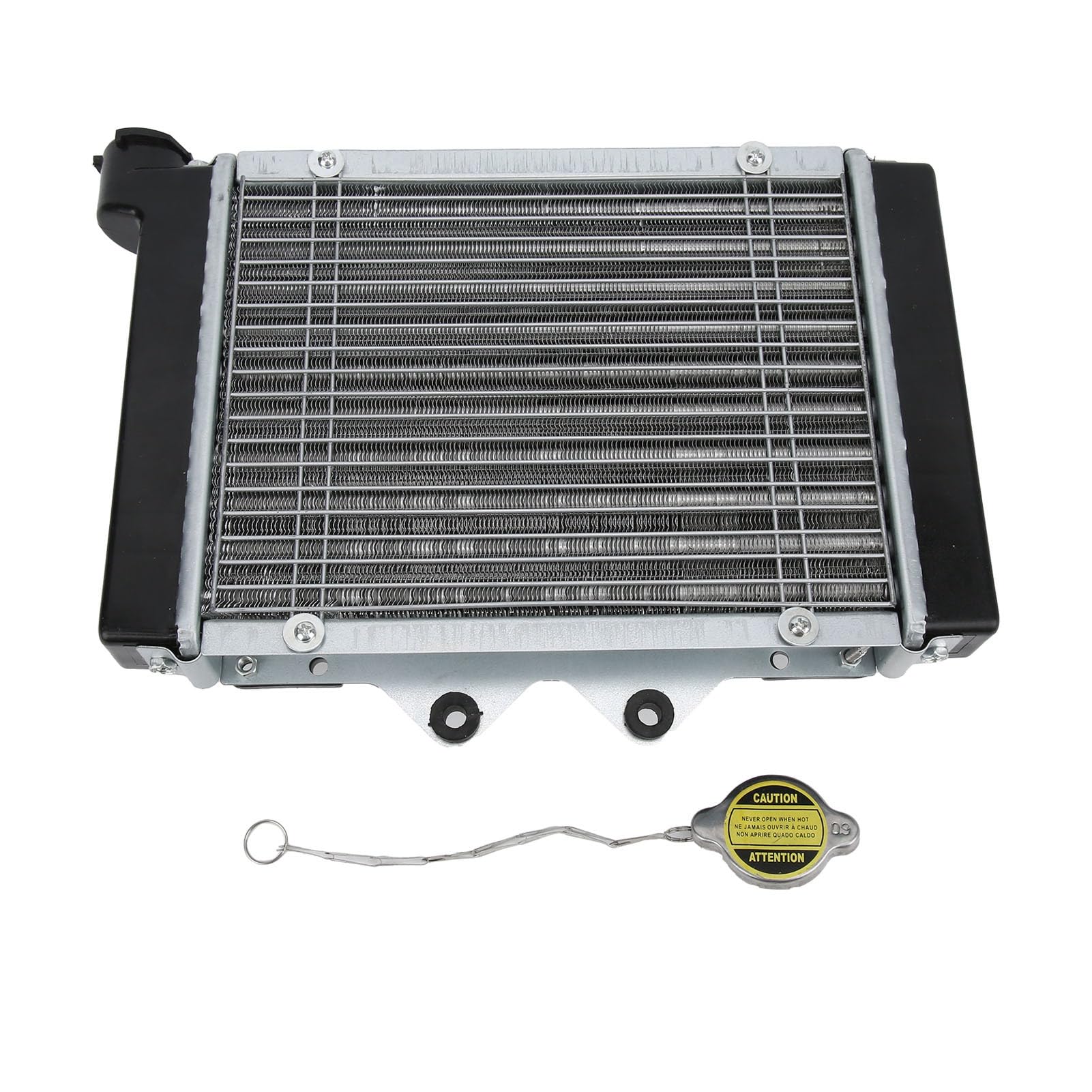 Ejoyous Radiatore di Raffreddamento del Motore con Ventola Raffreddamento del Motore di Ad Acqua in Lega di Alluminio 330 X 220 Mm per Pit Quad Dirt Bike Moto ATV da 150 a 250