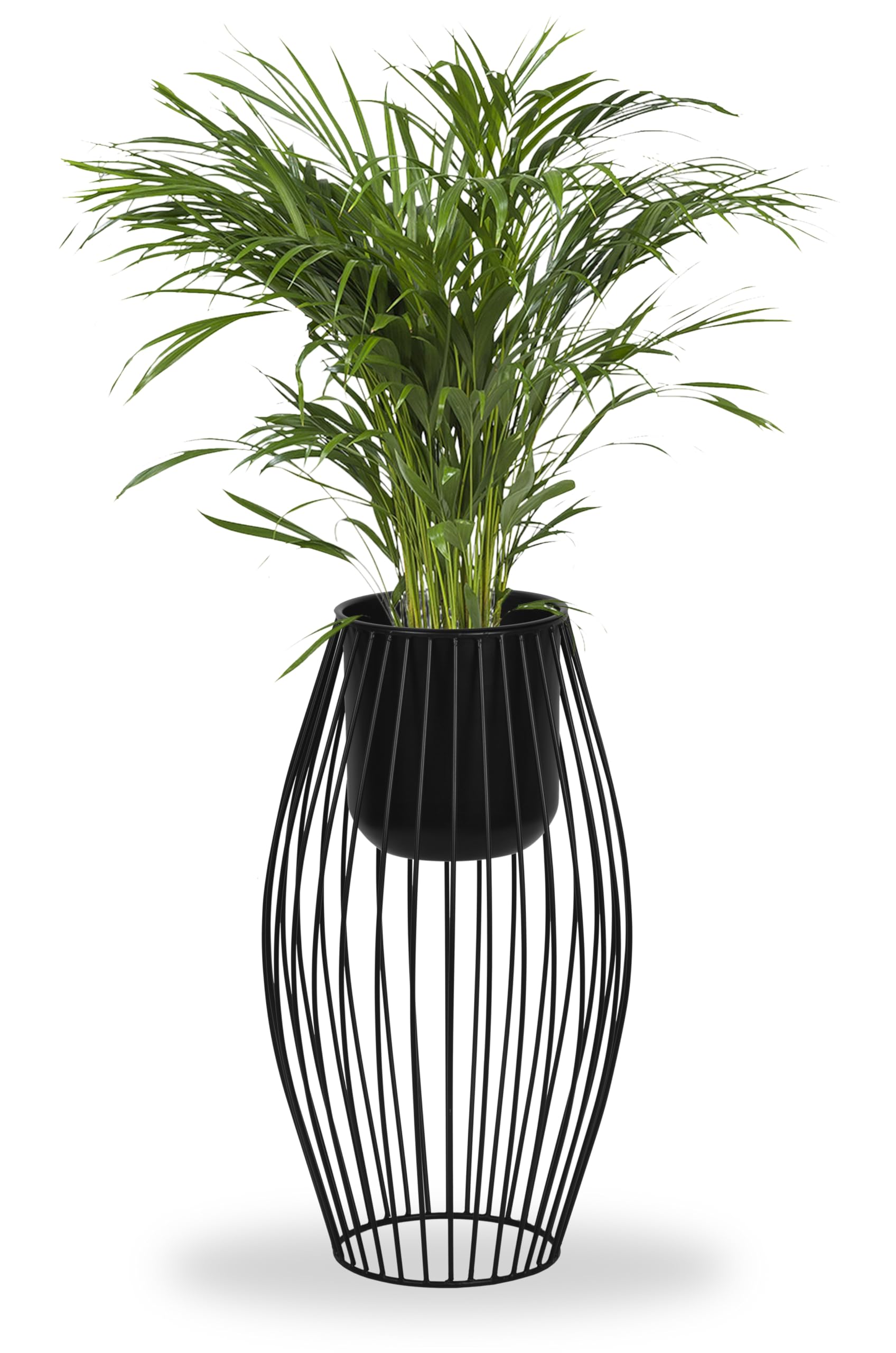 Amazon Bazaar - Black Decorative Wire Planter Pot with Stand Indoor Outdoor Plant Stand with Planter Pot Home & Decor (B0D9TTHHPD) Amazon Price History, Amazon Price Tracker