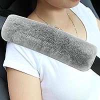 Vista 13 de Amooca Funda universal para cinturón de seguridad de piel sintética suave para automóvil, camión, SUV, avión, almohadilla para cinturón de seguridad