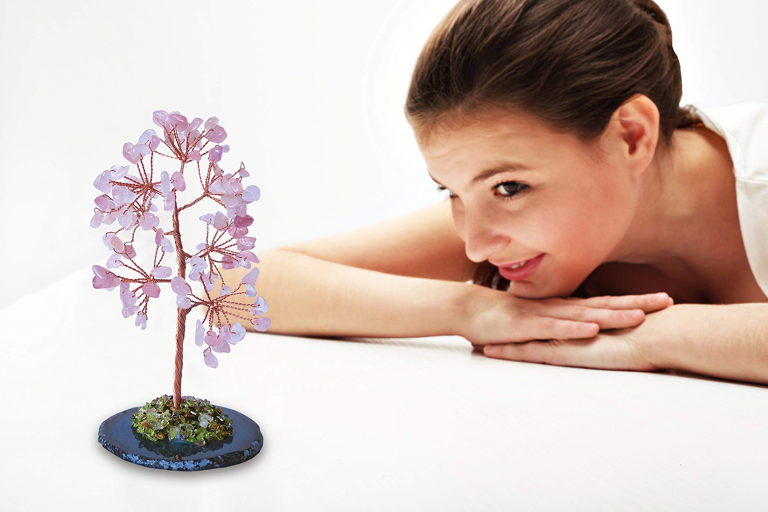 Mina Heal Crystal Money Tree Chakra Healing Feng Shui Fortune Good Luck Wealth Prosperity