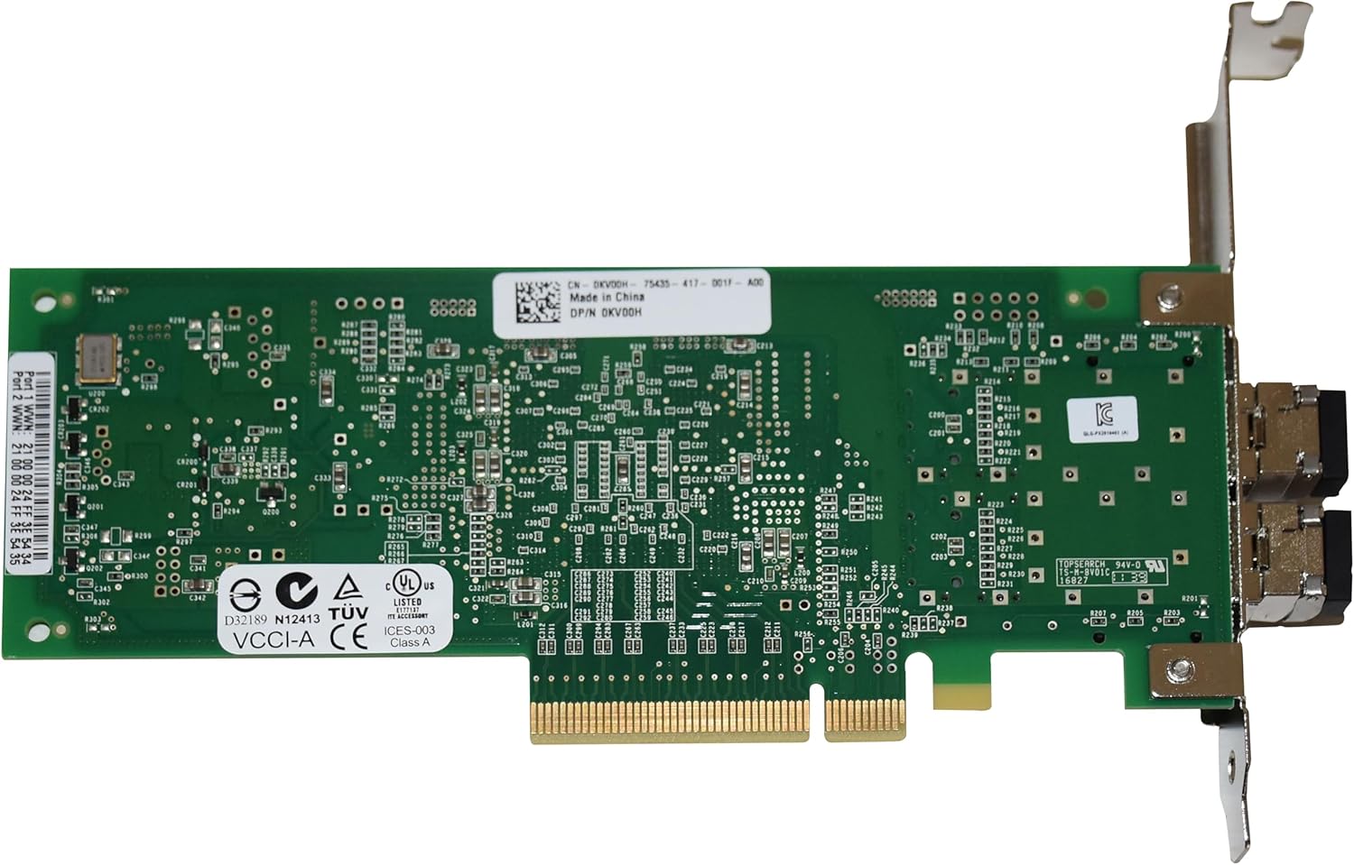 QLOGIC QLE2562-CK 8GB Dual Port Fc HBA PCIE8 Lc Multimode Optic