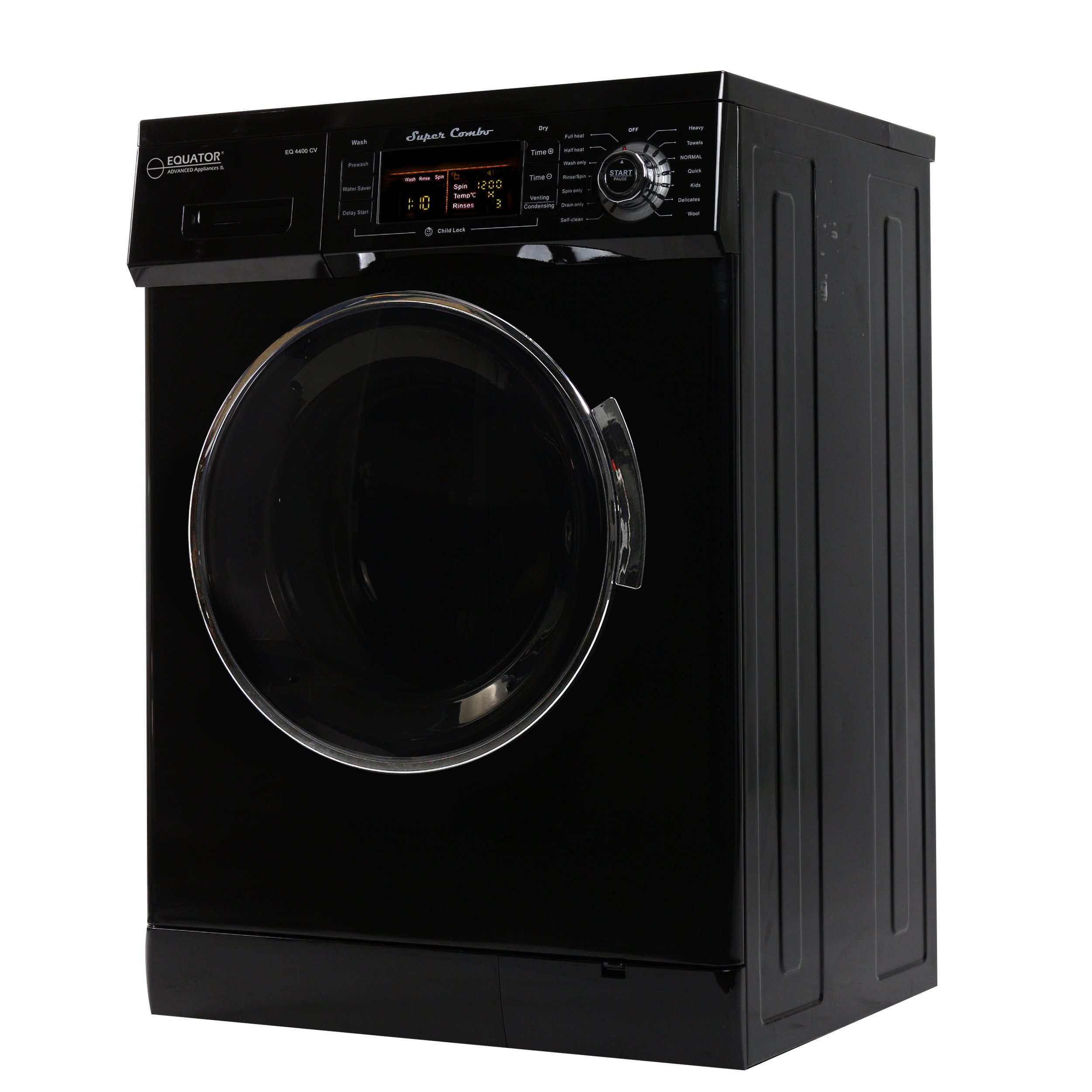 Equator Allinone Compact Combo Washer Dryer 1200 RPM spin, Auto water