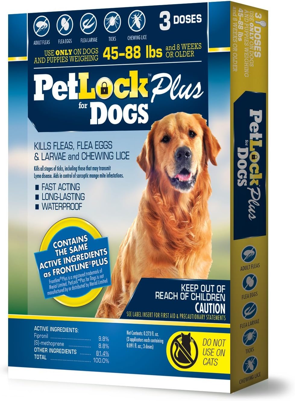 Flea/Tick F/Dog 45-88lb