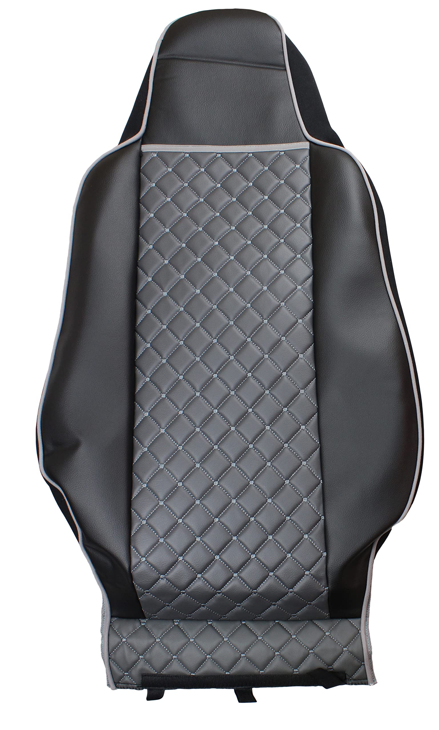 Funda De Asiento Y Alfombrillas De Piel Ecológica Azul Para MAN TGX 2021+ – Juego Completo Con 2 Alfombrillas De Salpicadero