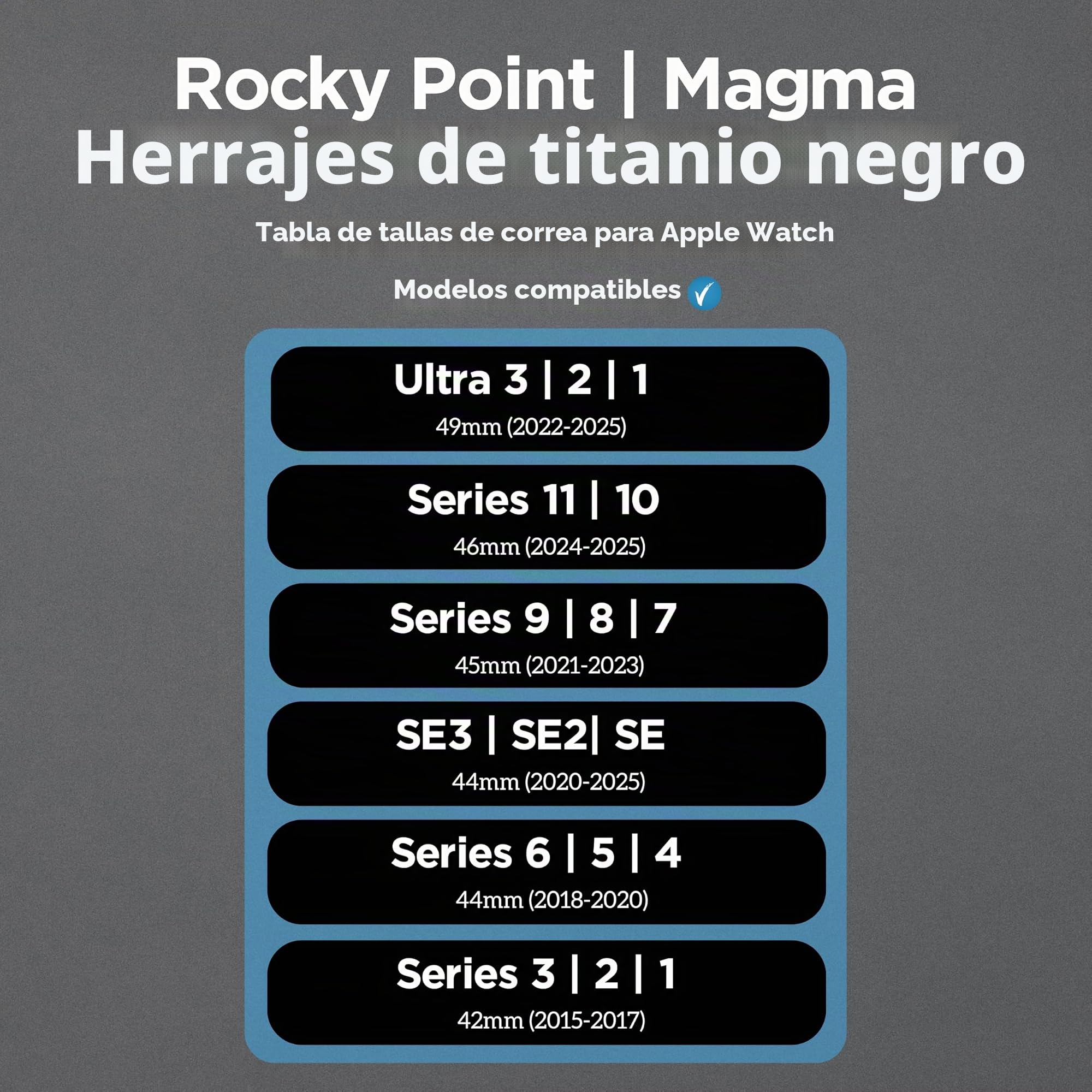 NOMAD Correa Deportiva Apple Watch, Rocky Point, con Herrajes De Titanio
