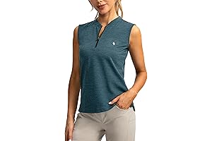SANTINY Women's Sleeveless Golf Shirt: Experience the Pinnacle of Comfort and Style on the Course