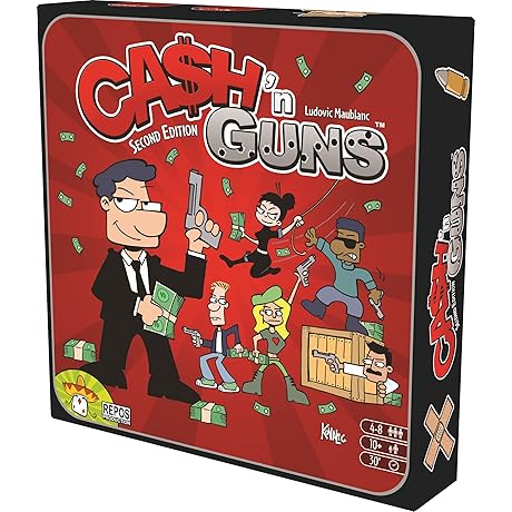 Cash ‘N Guns Second Edition Party, Cash gun Strategy Board Game