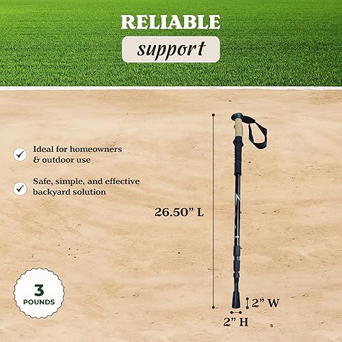 Miniatura 4 de Yard Tuff YTF-2654WSPR - Bastón ajustable (juego de 2)