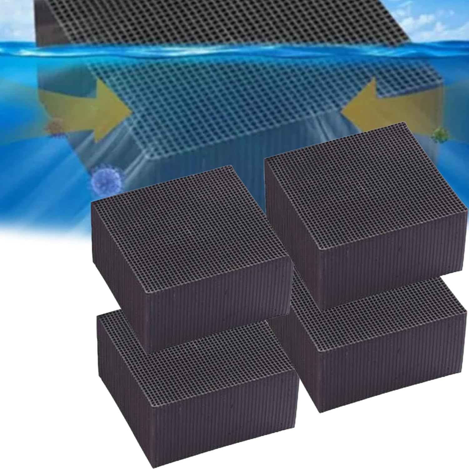 EcoAquarium Water Trough Purifier Cube Horse Water