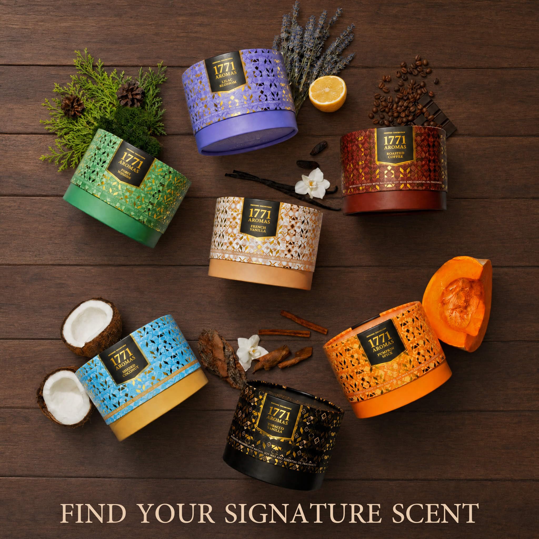 Velas de soja de café, vela grande de 3 mechas, hasta 40 horas de tiempo de combustión, cera de soja 100% natural, velas relajantes de aromaterapia para celebración de temporada, regalo de