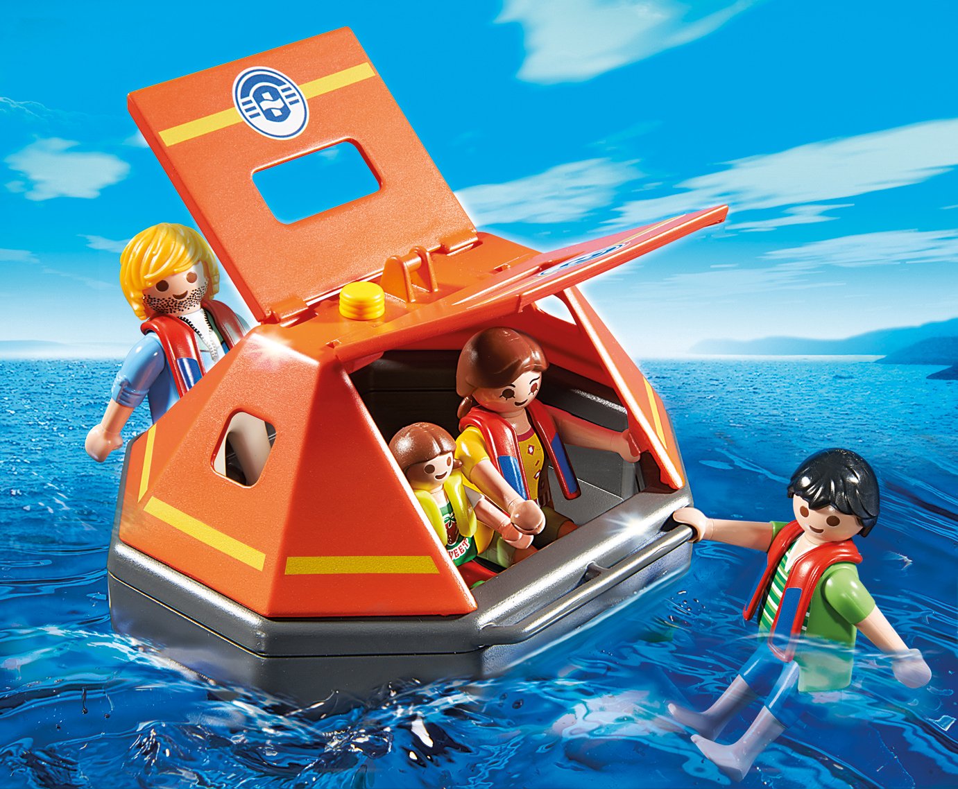 Playmobil5545 Life Raft Fun Imaginative Role Play Playsets