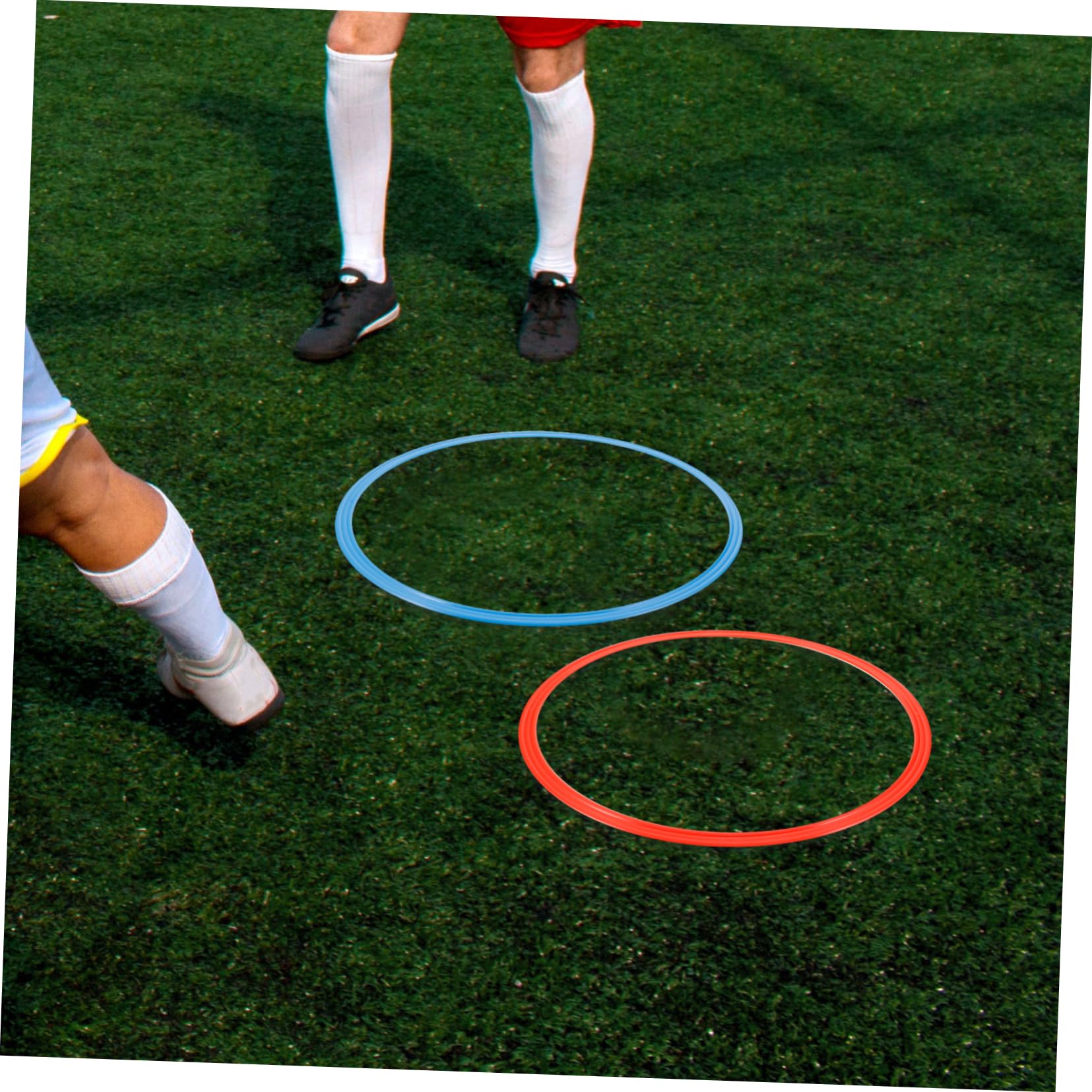 LIOOBO 6 stücke Agility Ringe Geschwindigkeit Agility trainingsringe für Trainer Leichtathletik fußball fußball Kampfsport Training 40 cm