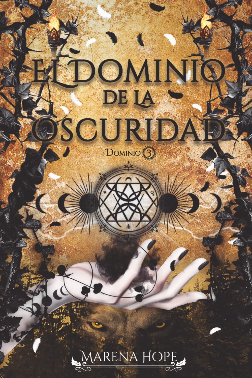 El Dominio de la Oscuridad: Fantasía urbana oscura con romance: vampiros, brujos y ángeles caídos