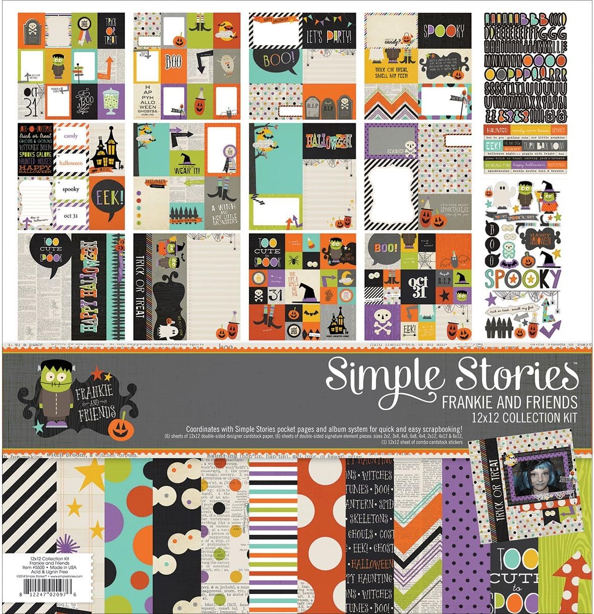 Simple Stories Collection Kit 12"X12"-Frankie & Friends