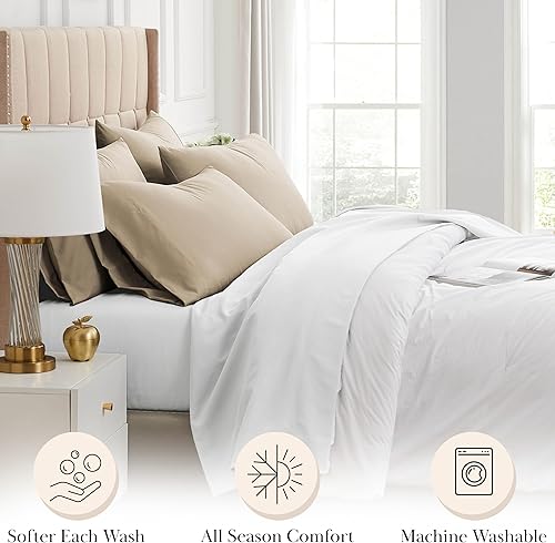 Miniatura 287 de Southshore Fine Living, Inc. Juego de 2 fundas de almohada de tamaño estándar, se adapta a almohadas de tamaño matrimonial, individual, queen, 10