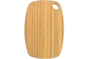 Totally Bamboo Jet Series Dishwasher Safe Bamboo Cutting Board, Medium