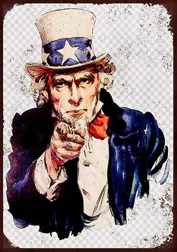 AMELIA SHARPE Letreros de metal de hojalata vintage para decoración de pared, 8 x 12 pulgadas, letrero de decoración retro para bar en el hogar