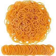 Gummib nder Gelb 600pcs Gr e 25mm 1inch Elastisches Band