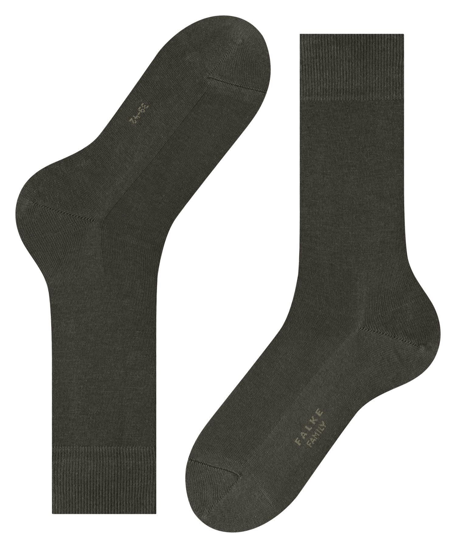 FALKE hombre Family calcetines transpirable sostenible algodón extra suave en la piel con costura plana en la puntera para un look casual de negocios 1 par