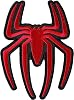 Red Spider Patch - 3x4 inch - Embroidered Iron on Patch (P6804)