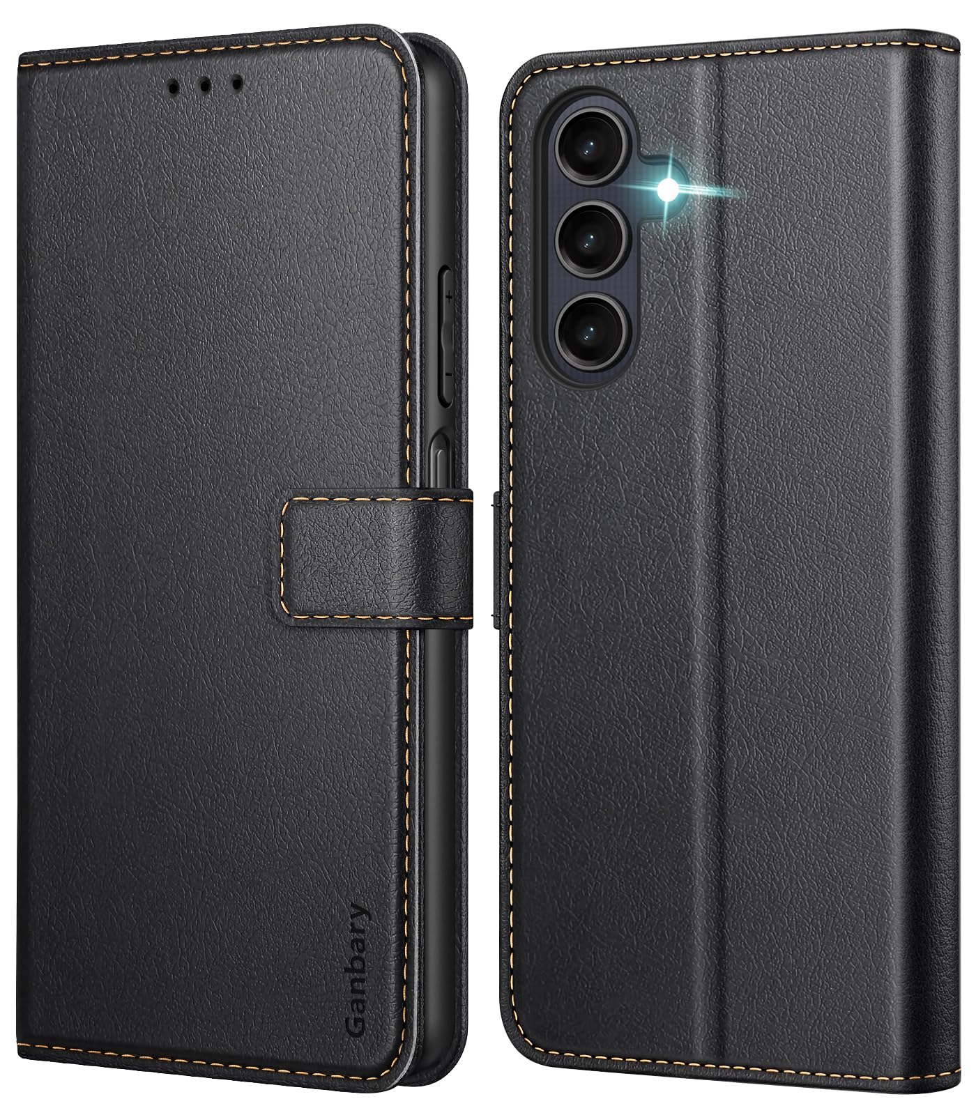 Ganbary Cover Copatibile con Sasung Galaxy A33 5G, Preiu Pelle PU