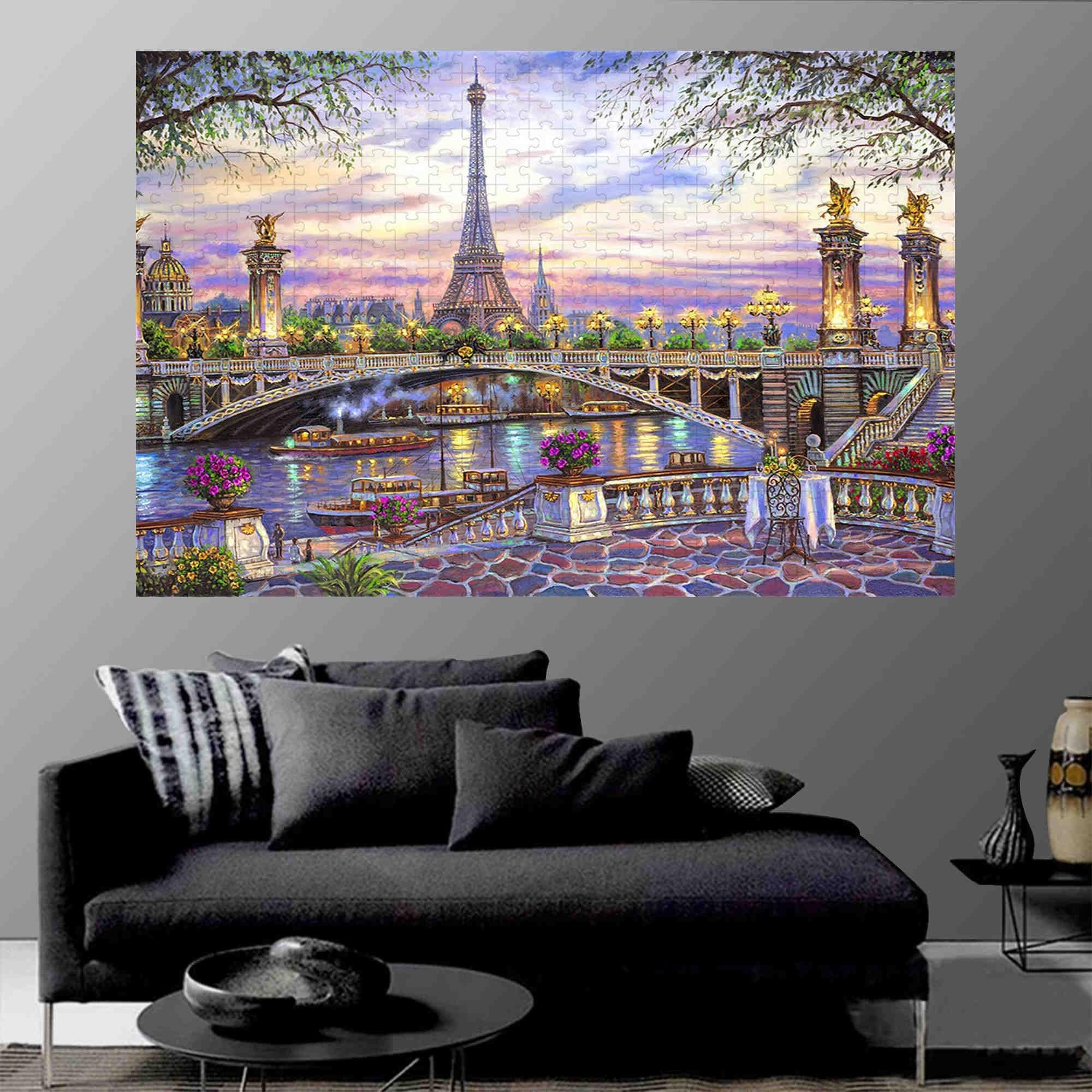 Bridge Torre Eiffel - Puzzle in legno da 3000 pezzi tutta la famiglia