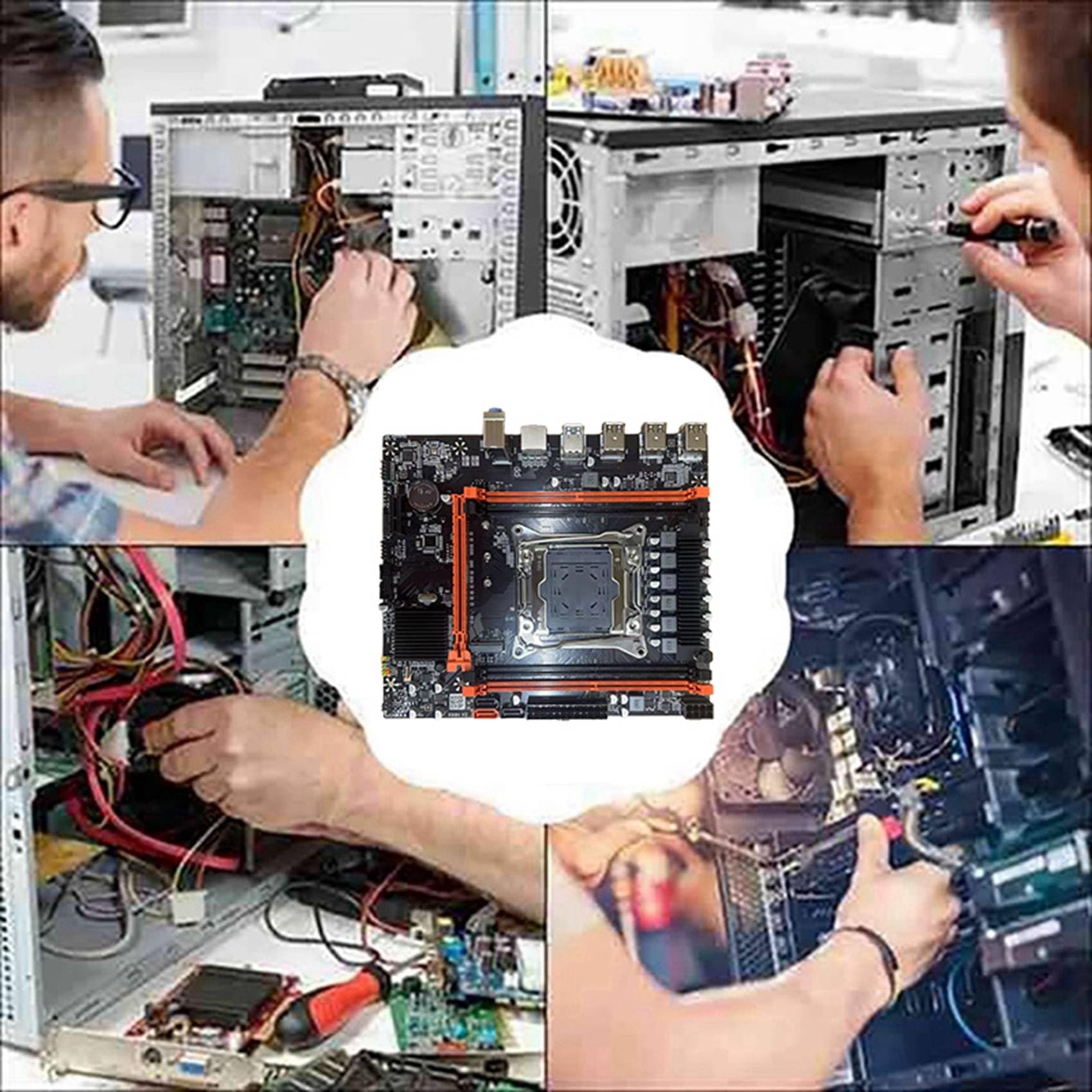 B85 X99 płyta główna do komputera stacjonarnego LGA2011-3 obsługa gier M. 2 PCIE SATA3.0 4X DDR4 REG ECC RAM gniazda X99 zestaw