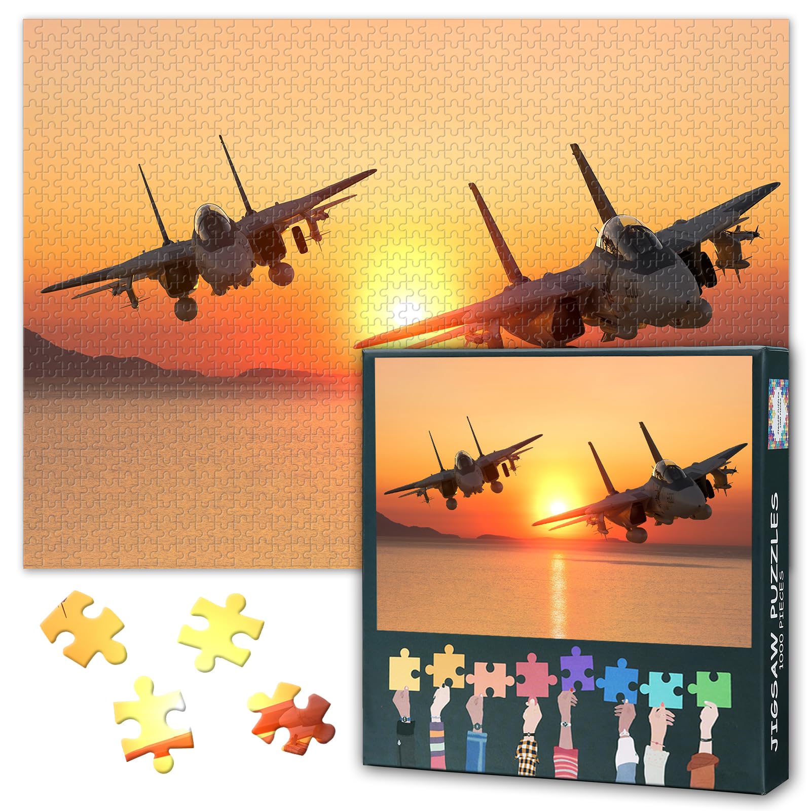 Jigsaw Puzzles for Adults 1000 Warplane Theme