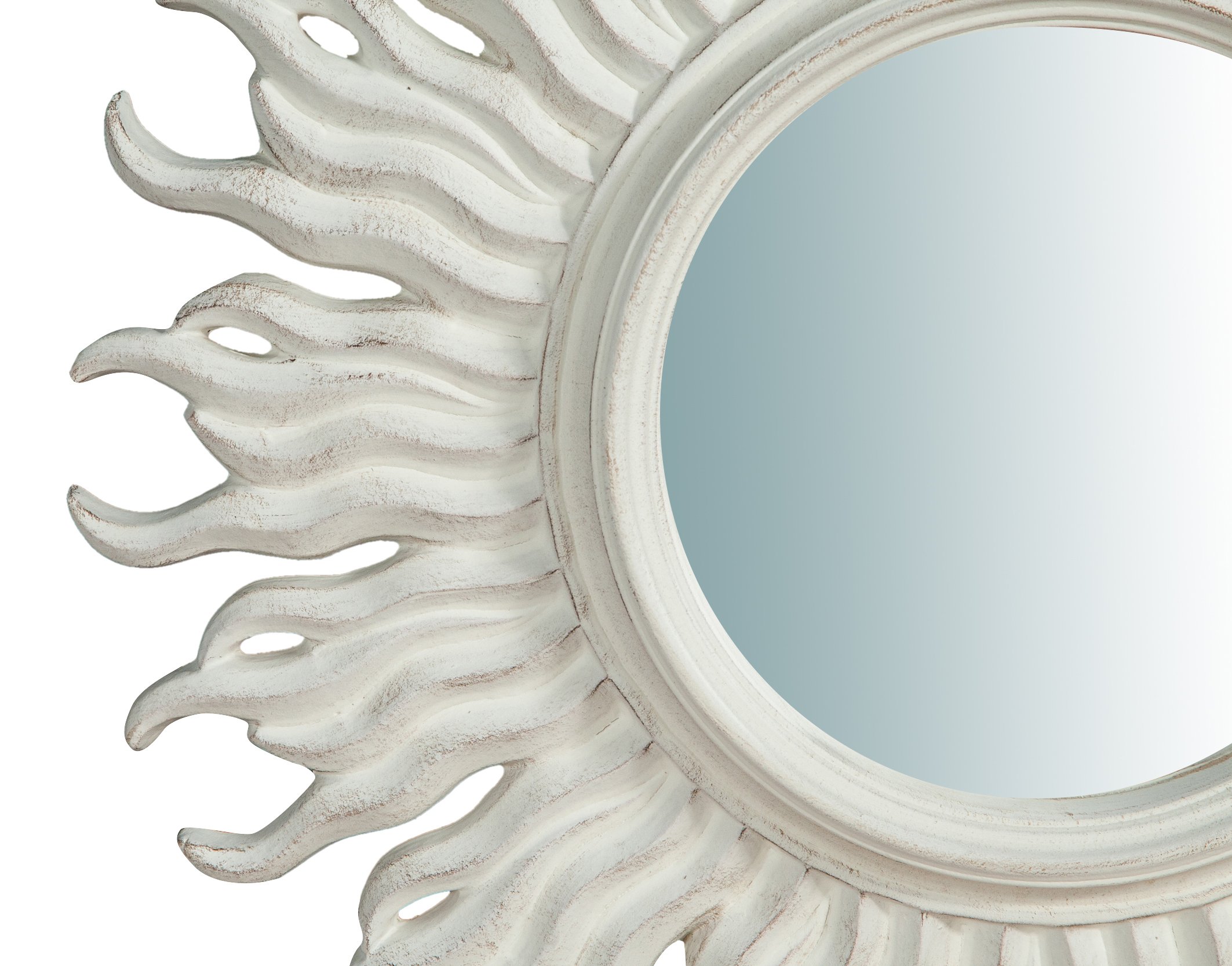 Biscottini Specchio Ingresso Cornice Barocco 46x46 cm Made in Italy | Specchi Decorativi da Parete | Specchio Barocco | Specchio Antico